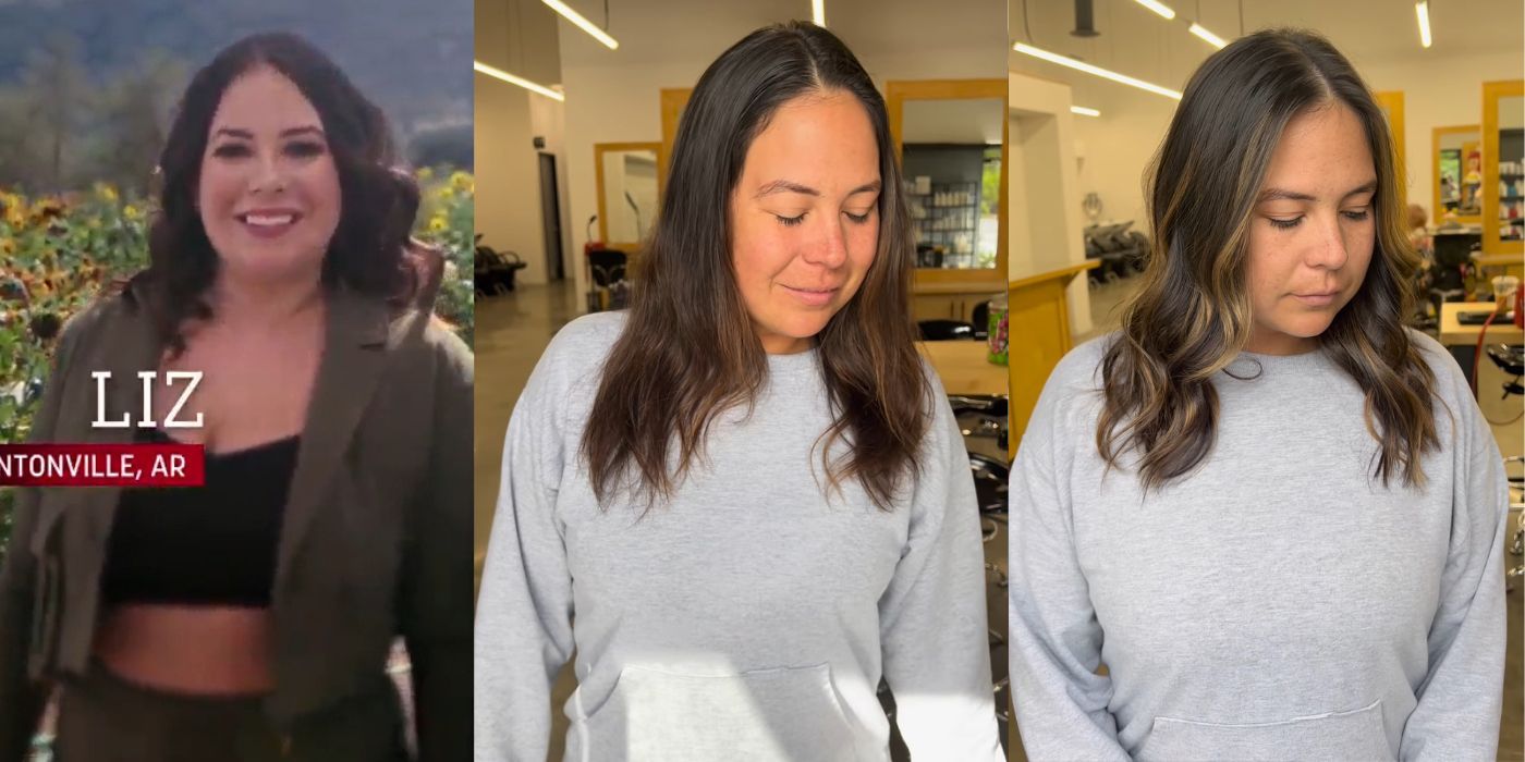 Liz in 90 Day Fiance before and after her weight loss revealing new hair color and cut